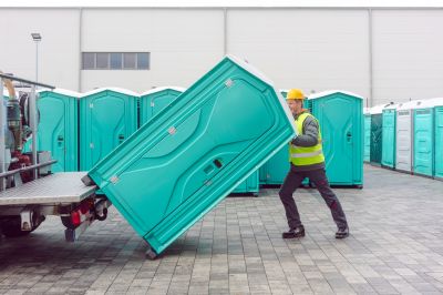 Local Portable Toilet Rental pros at work